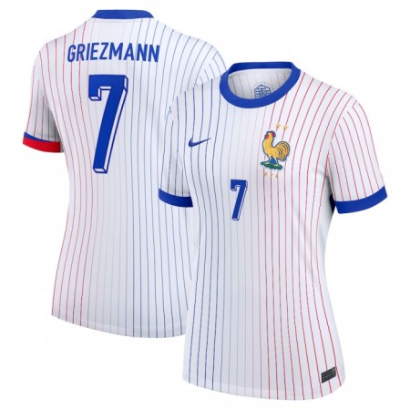 Frankrijk Griezmann 7 Dames Uitshirt EK 2024